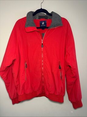 Hartwell Red Jacket with gray inside